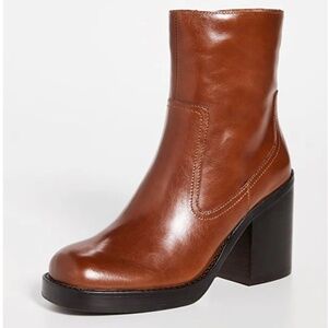 NWT JEFFREY CAMPBELL MAXEN BOOTIE - COGNAC *rare style*